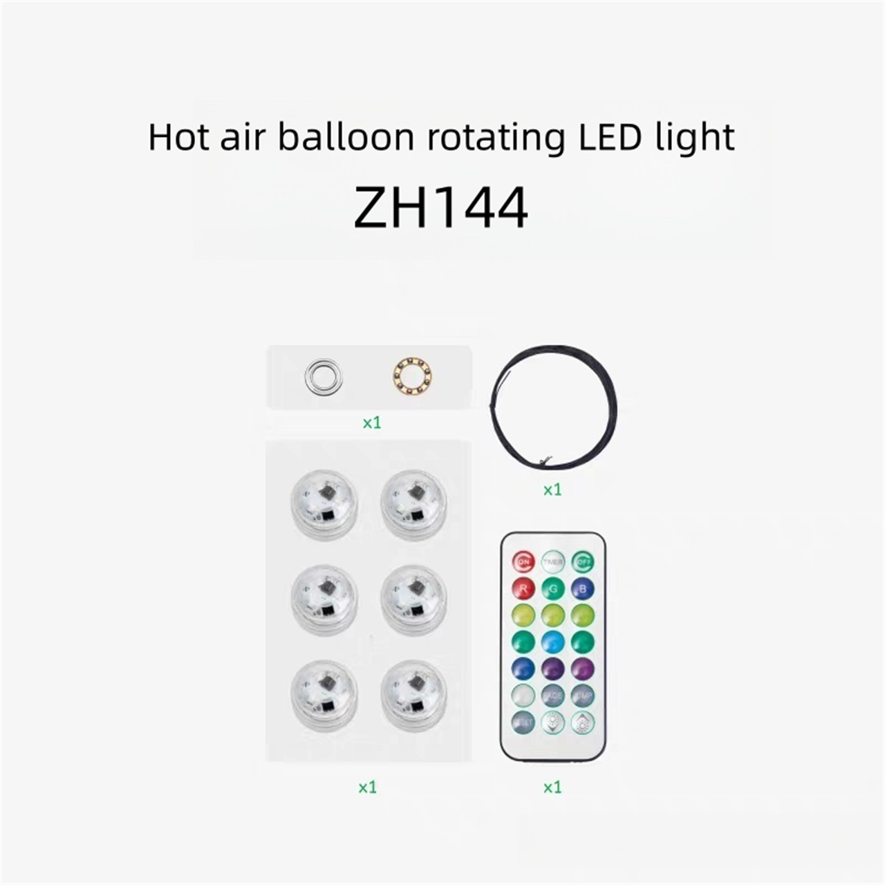 Lighting Home Decor Products - 【สินค้าใหม่】 โมเดลสร้างสรรค์พิมพ์ 3 มิติ Tuozhu บอลลูนลมร้อนพร้อมไฟ