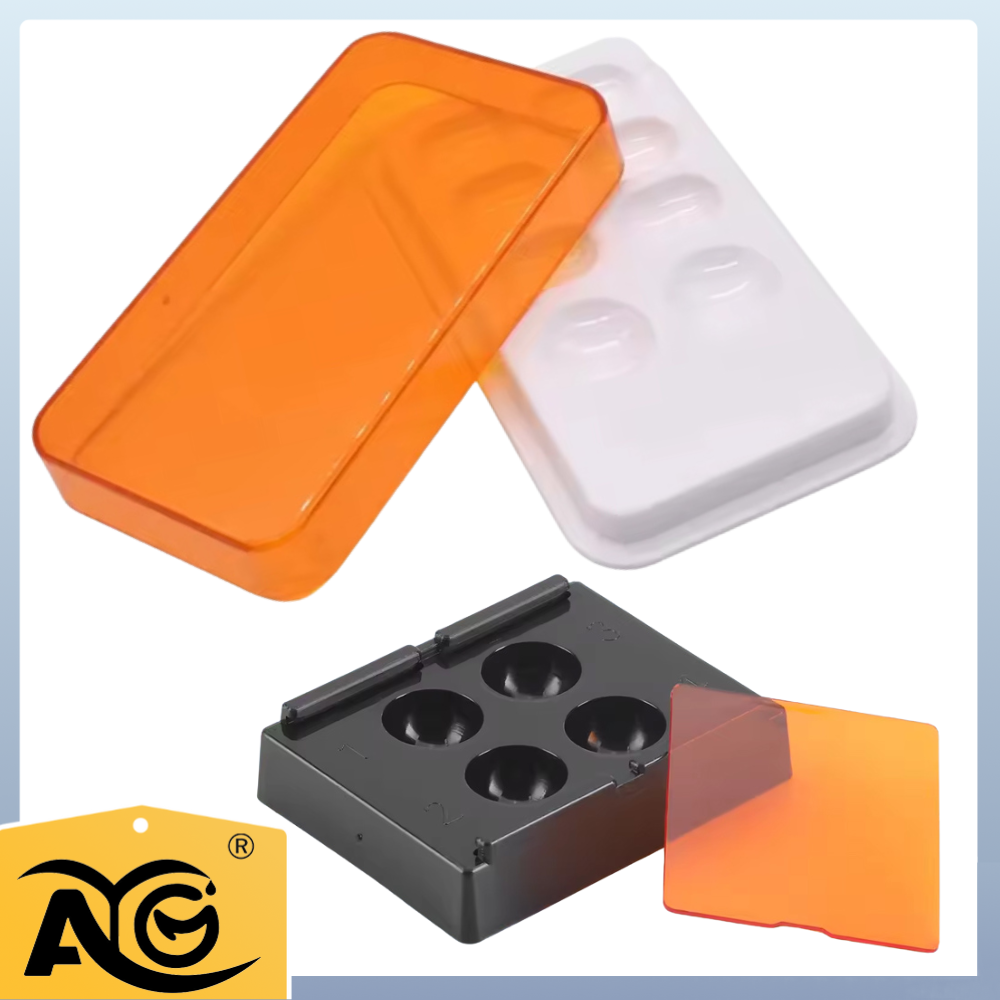 Lighting Jockey - กล่องเก็บเรซิ่นสำหรับงานทันตกรรม กล่องผสมสีเรซิ่น กล่องครอบฟัน กล่องเก็บวีเนียร์ กล่องเก็บฟันปลอม อุปกรณ์จัดเก็บฟันปลอม