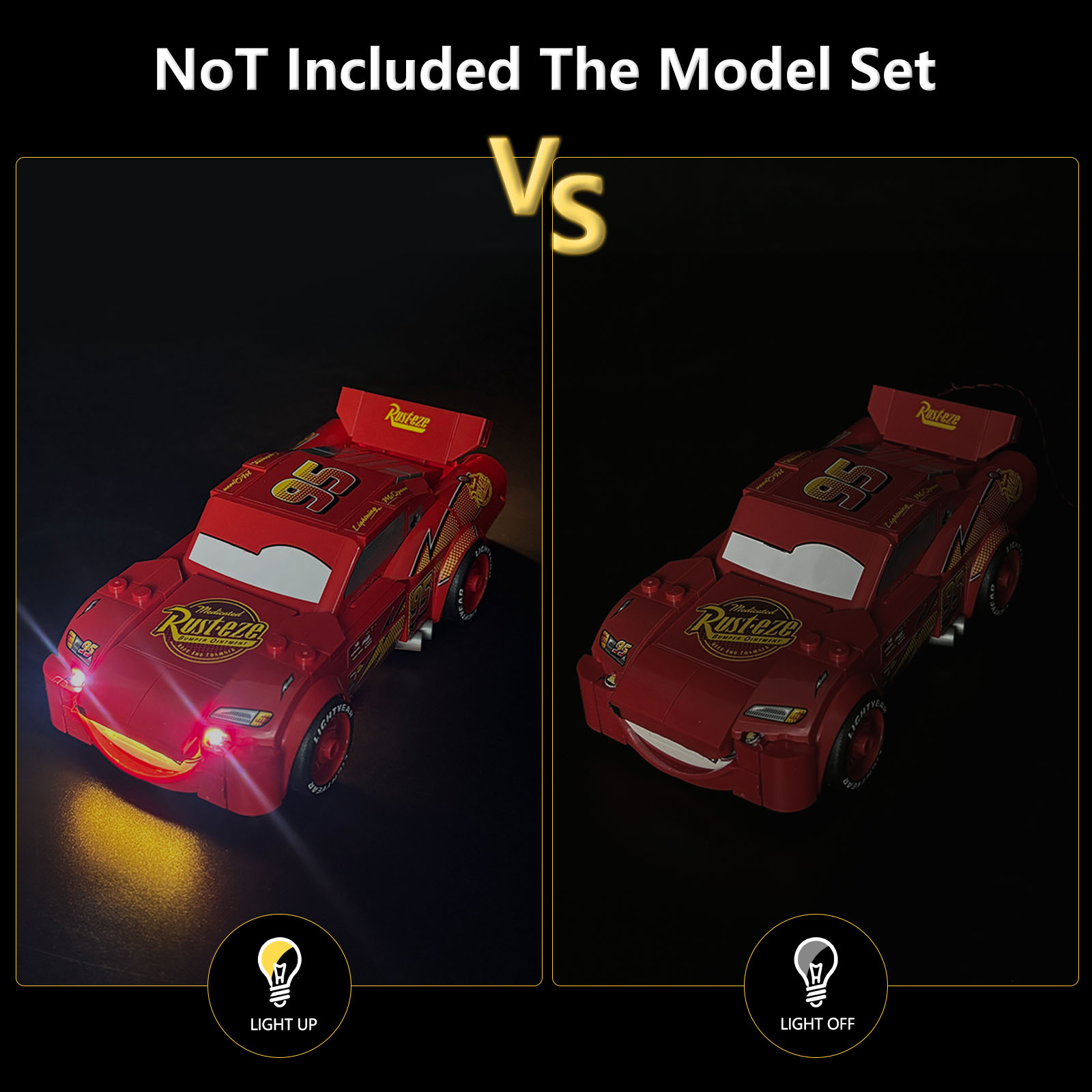 LYBMTWF ชุดไฟ LED เข้ากันได้กั - Lighting Mcqueen Wall Decor บทวิจารณ์และราคา