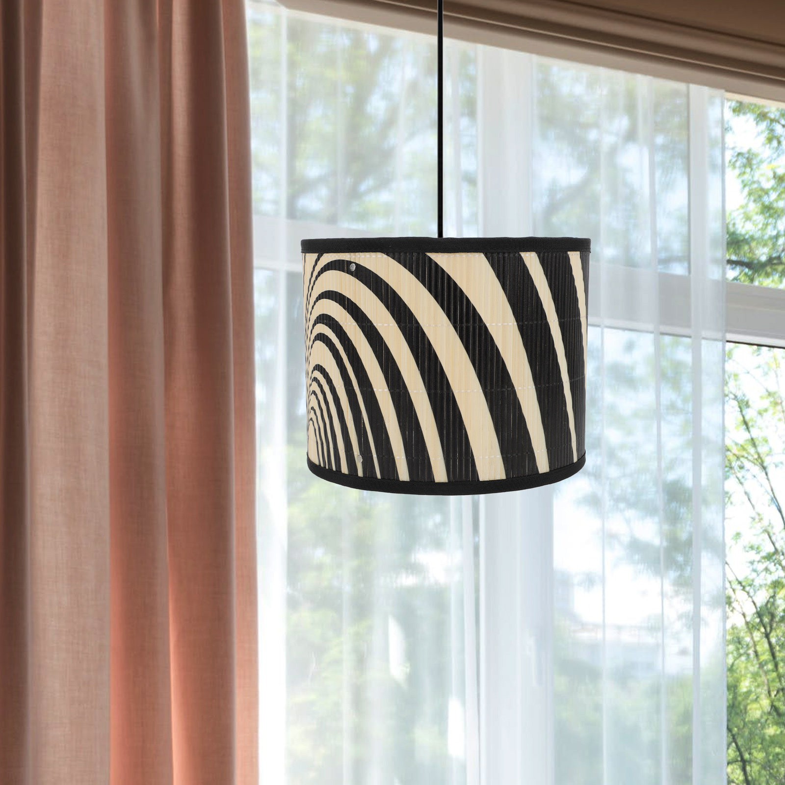 โคมไฟลายเรขาคณิต ฝาครอบไฟตกแต่ - Geometric Lamp Shade บทวิจารณ์และราคา