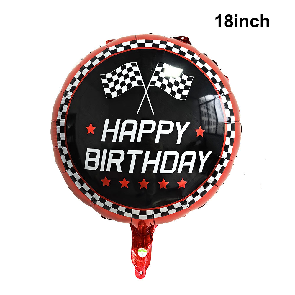 ลูกโป่งฟอยล์รถแข่ง ธงรางวัล ลู - Lighting Mcqueen Birthday Decor บทวิจารณ์และราคา