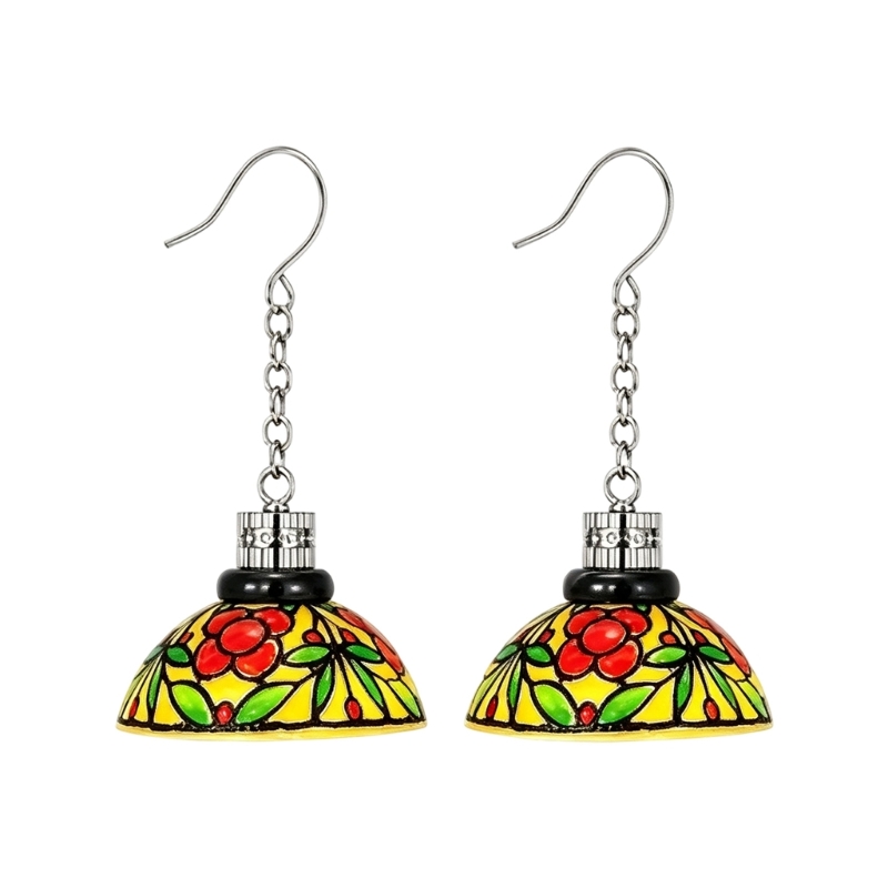 195C ต่างหูดอกไม้ Drop คู่กับโ - Geometric Lamp Shade บทวิจารณ์และราคา