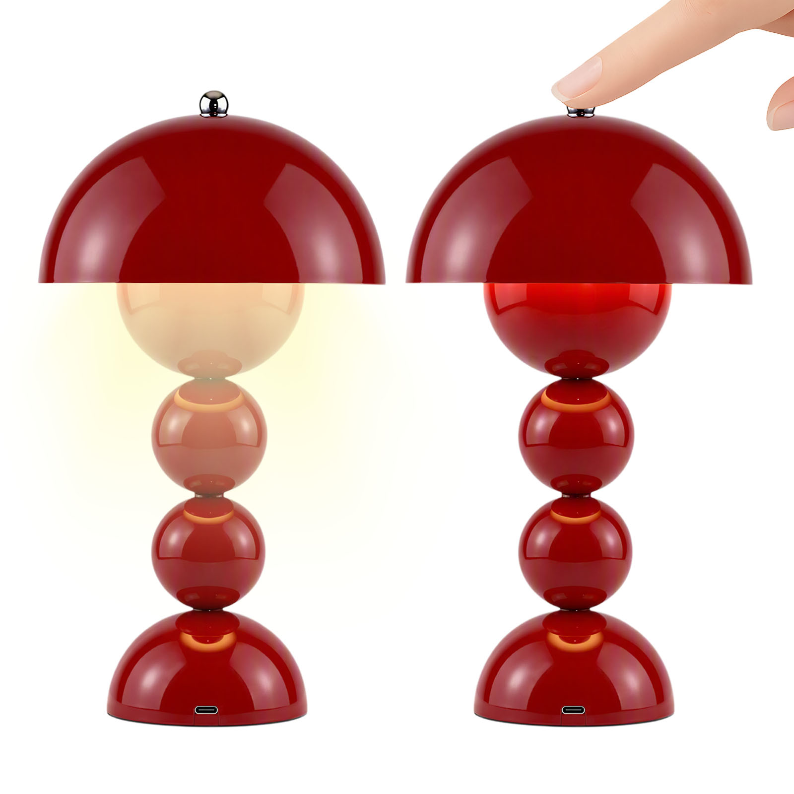 โคมไฟตั้งโต๊ะรูปเห็ดสไตล์วินเท - Lighting Decoration บทวิจารณ์และราคา
