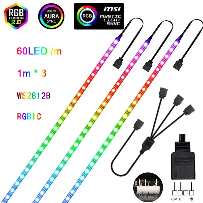 ไฟ LED แบบแถบสำหรับคอมพิวเตอร์ - Decor Lighting Address บทวิจารณ์และราคา