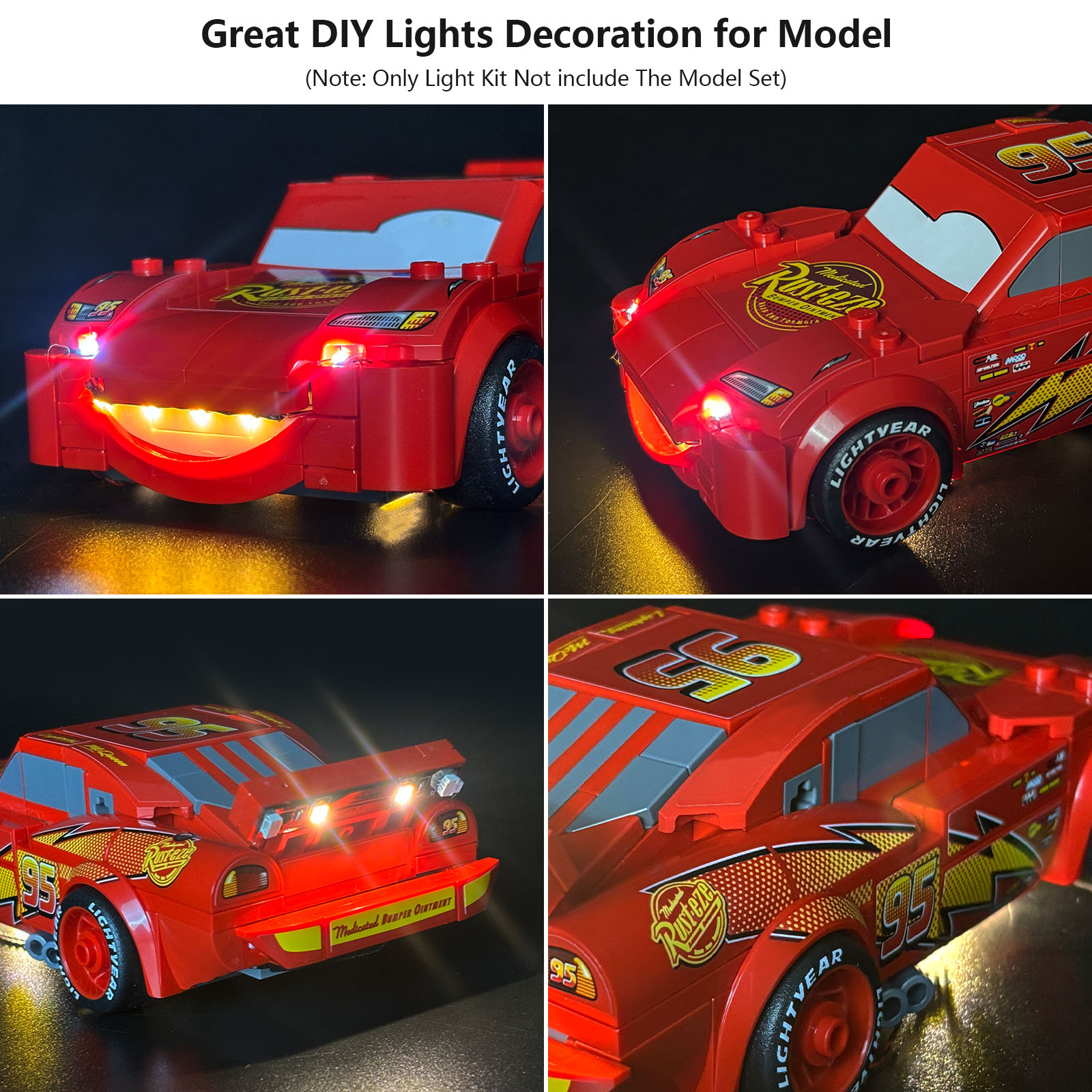 LYBMTWF ชุดไฟ LED เข้ากันได้กั - Lighting Mcqueen Wall Decor บทวิจารณ์และราคา