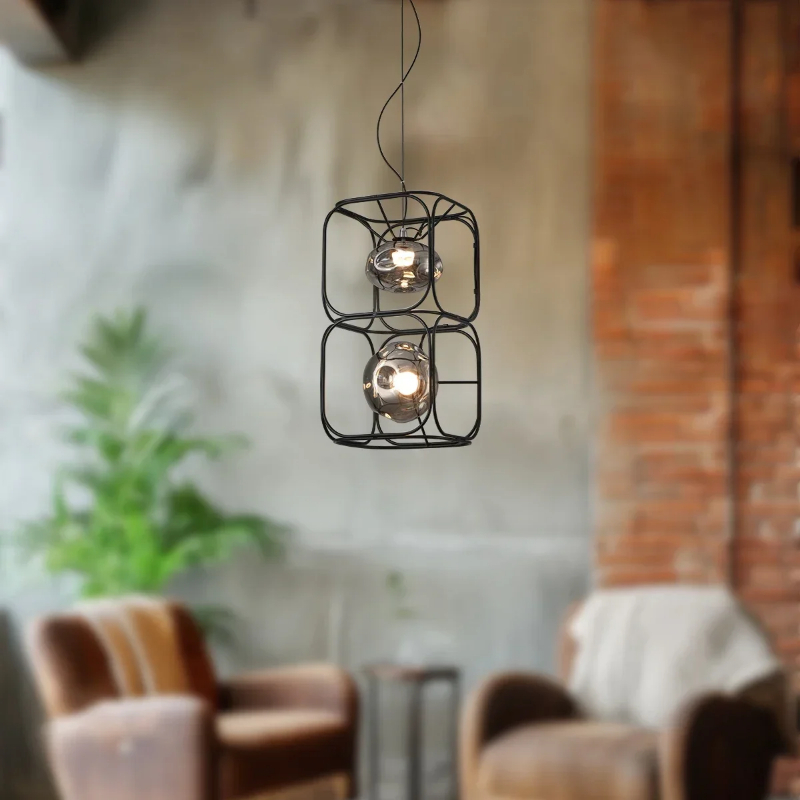 โคมไฟเพดานทรงเรขาคณิตวินเทจ กร - Geometric Lamp Shade บทวิจารณ์และราคา