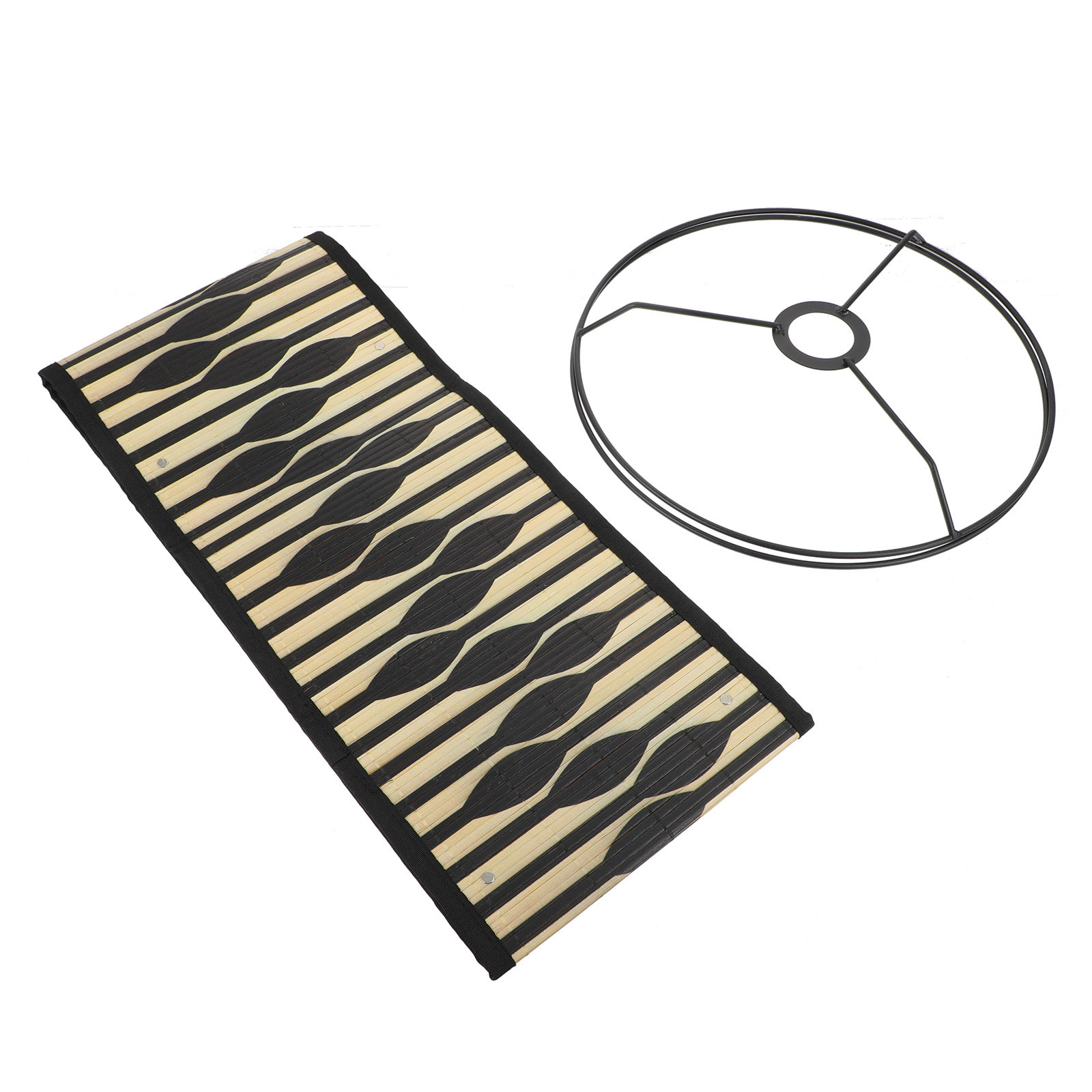 โคมไฟไม้ไผ่ทรงเรขาคณิต อุปกรณ์ - Geometric Lamp Shade บทวิจารณ์และราคา