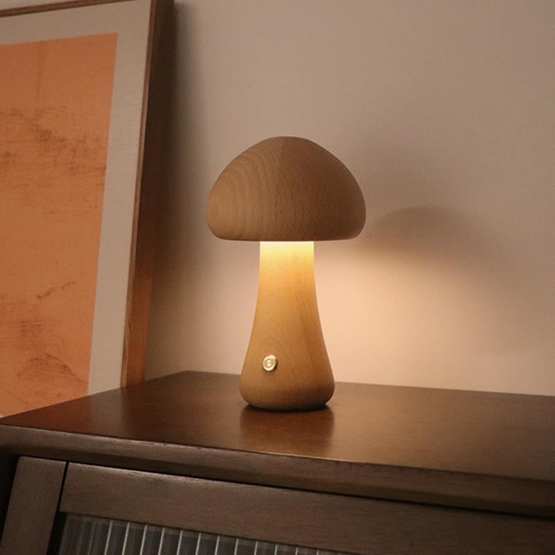 โคมไฟกลางคืน LED รูปเห็ด ระบบส - Mushroom Table Lamp บทวิจารณ์และราคา