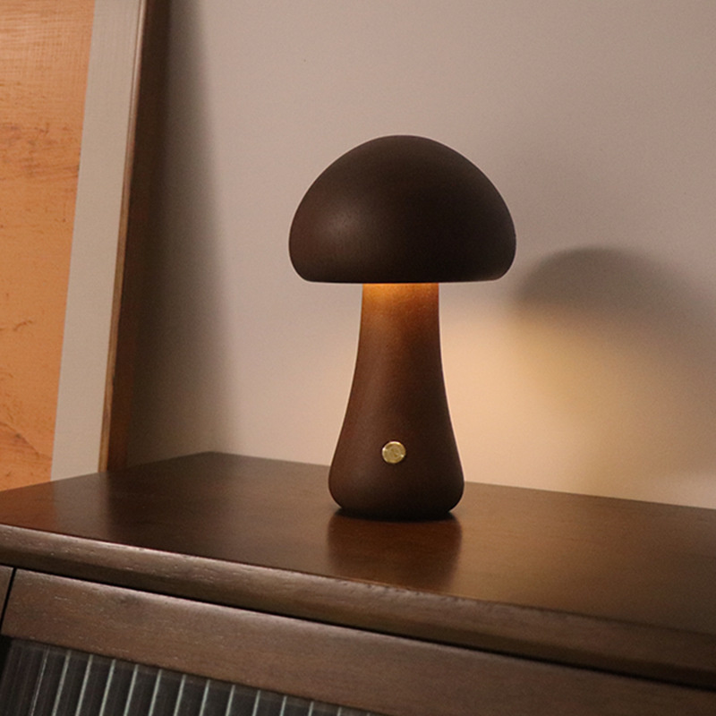 โคมไฟกลางคืน LED รูปเห็ด ระบบส - Mushroom Table Lamp บทวิจารณ์และราคา