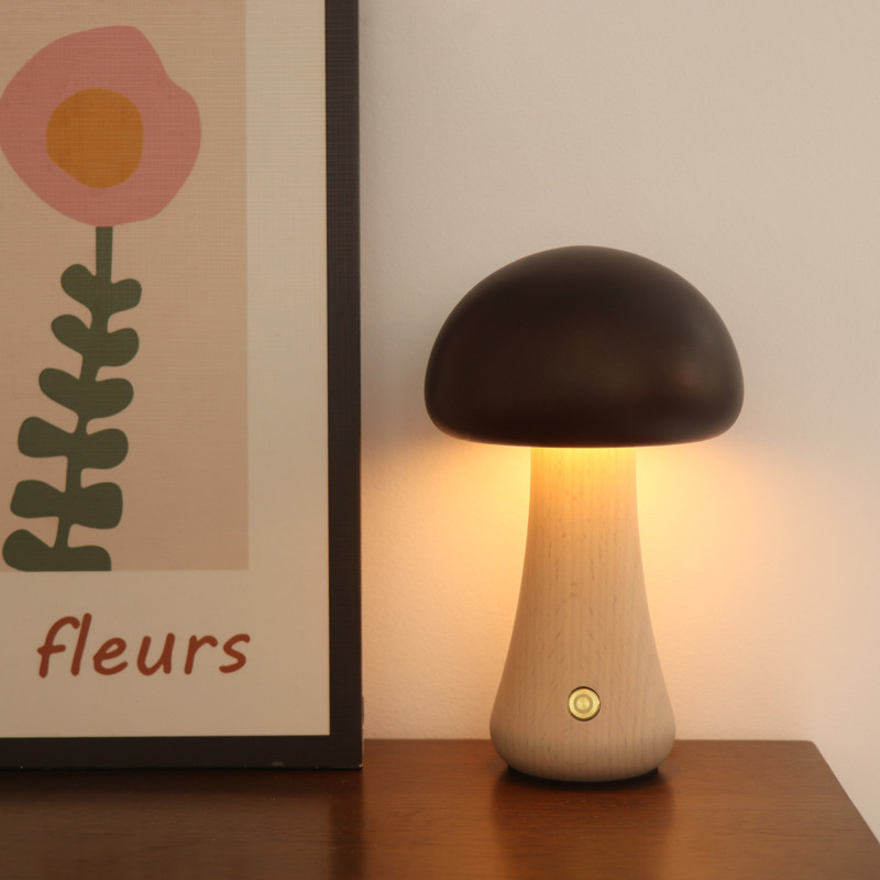 โคมไฟกลางคืน LED รูปเห็ด ระบบส - Mushroom Table Lamp บทวิจารณ์และราคา