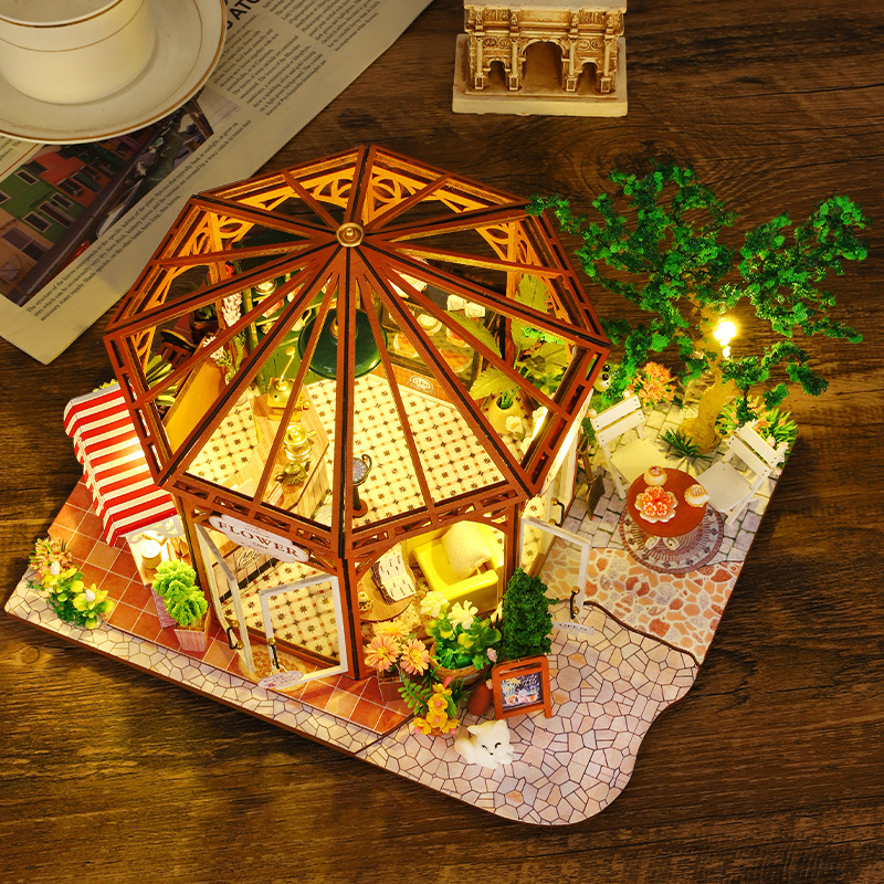 DIY ไม้ Miniature ชุดดอกไม้ร้า - Lighting Home Decor Products บทวิจารณ์และราคา