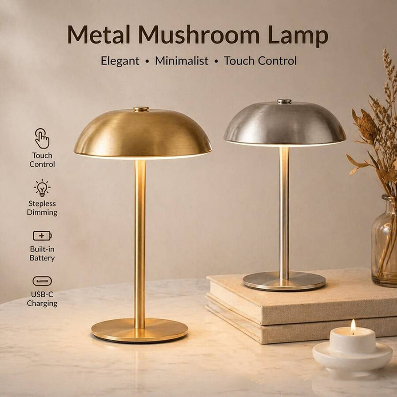 โคมไฟตั้งโต๊ะรูปเห็ดน่ารัก ควบ - Mushroom Table Lamp บทวิจารณ์และราคา