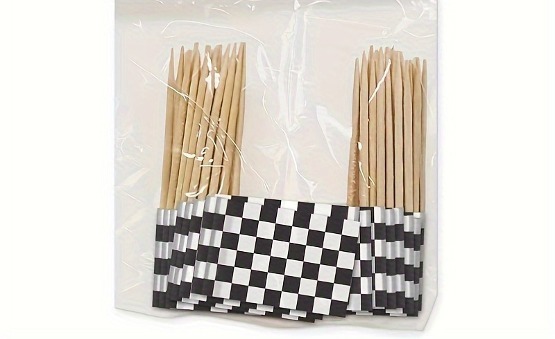 50 ชิ้น, Checkered Racing Flag - Lighting Mcqueen Birthday Decor บทวิจารณ์และราคา