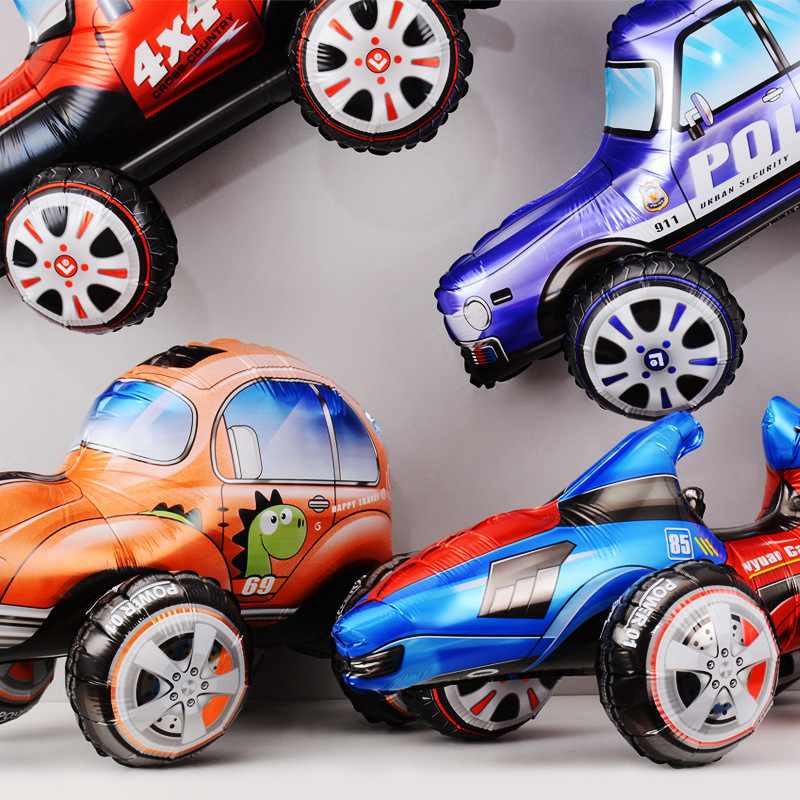 ลูกโป่งปาร์ตี้รูปรถแข่ง 3D สเต - Lighting Mcqueen Birthday Decor บทวิจารณ์และราคา