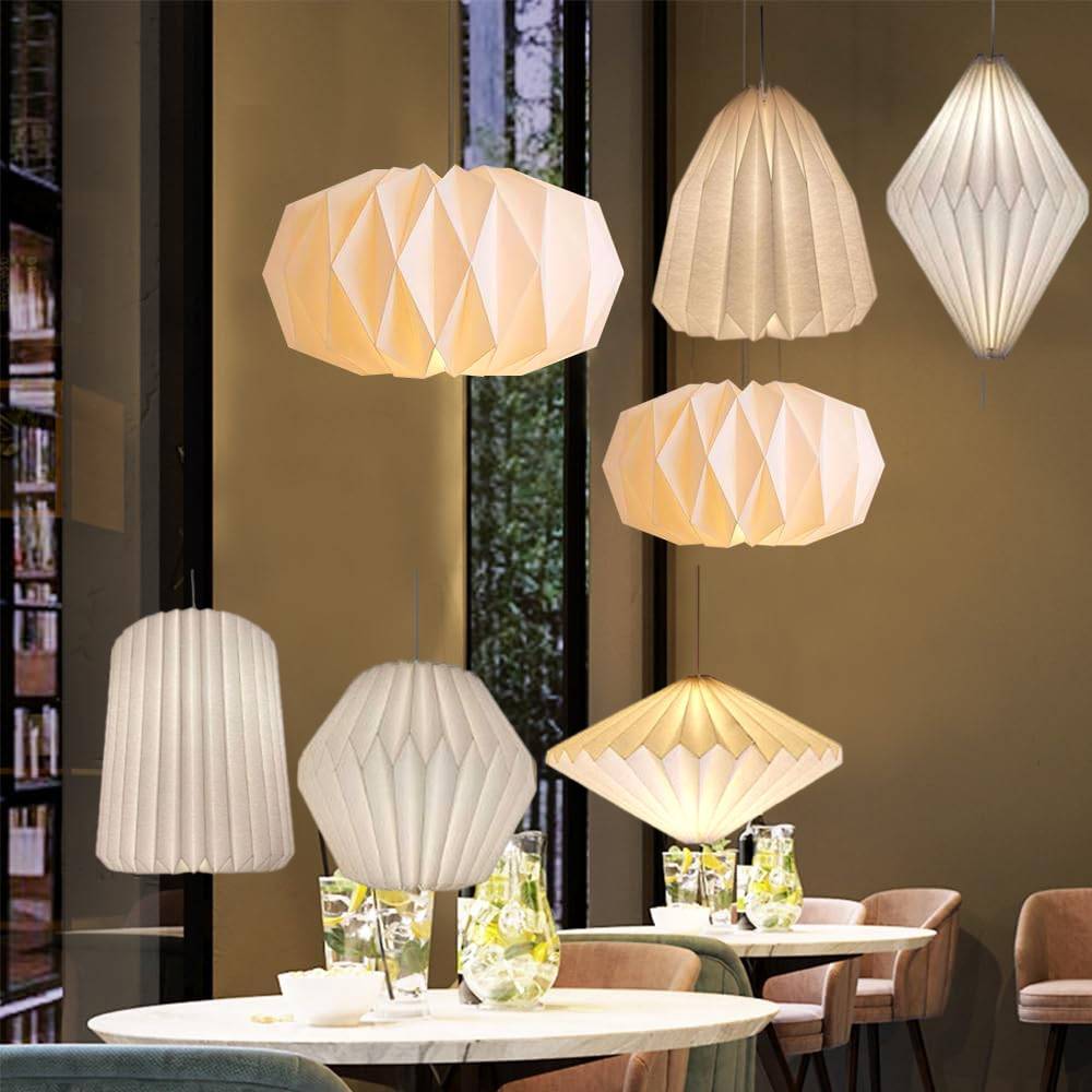 โคมไฟแขวนสไตล์นอร์ดิก โคมไฟระย - Geometric Lamp Shade บทวิจารณ์และราคา